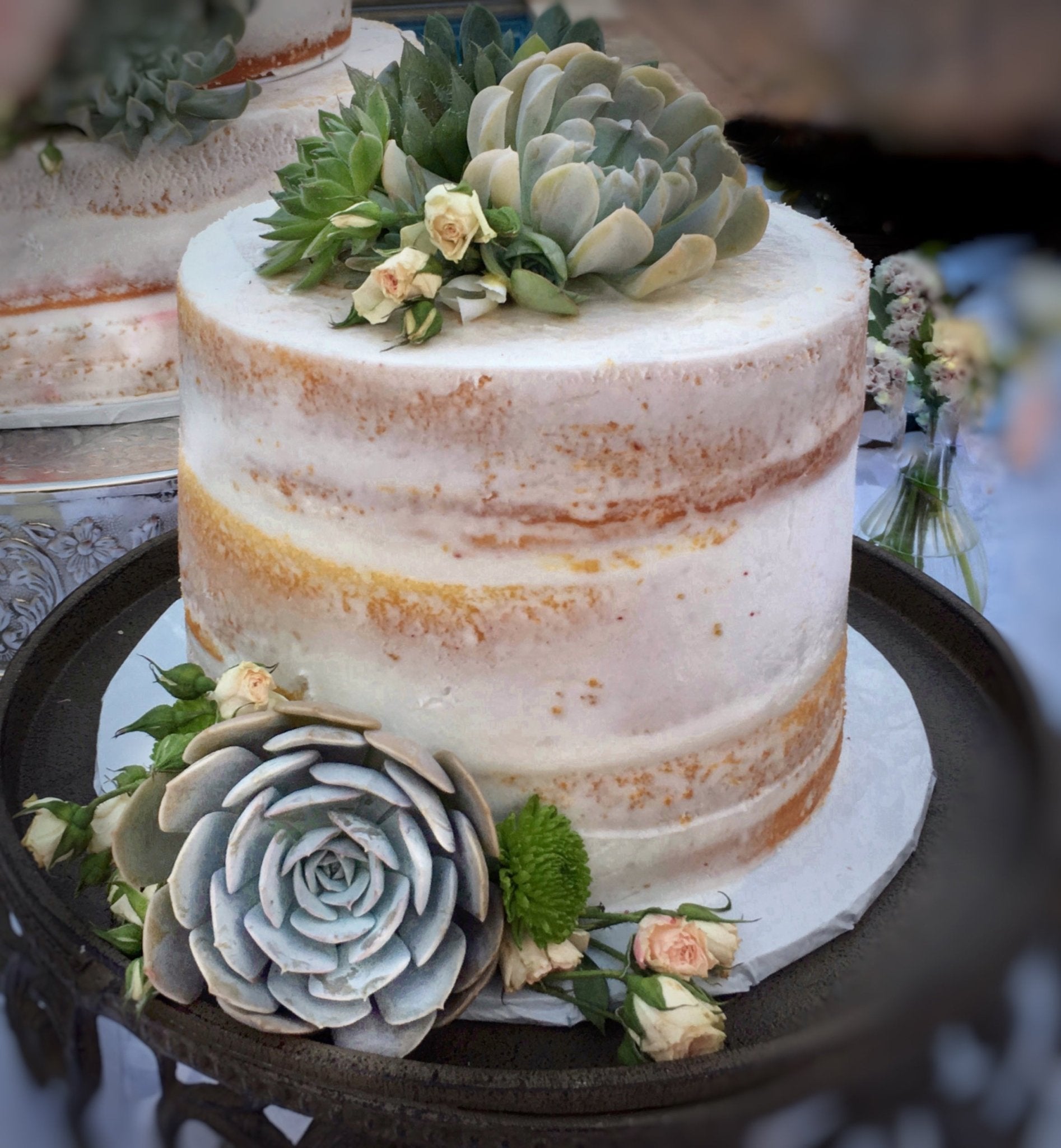 succulents for cakes Succulent Cake Topper