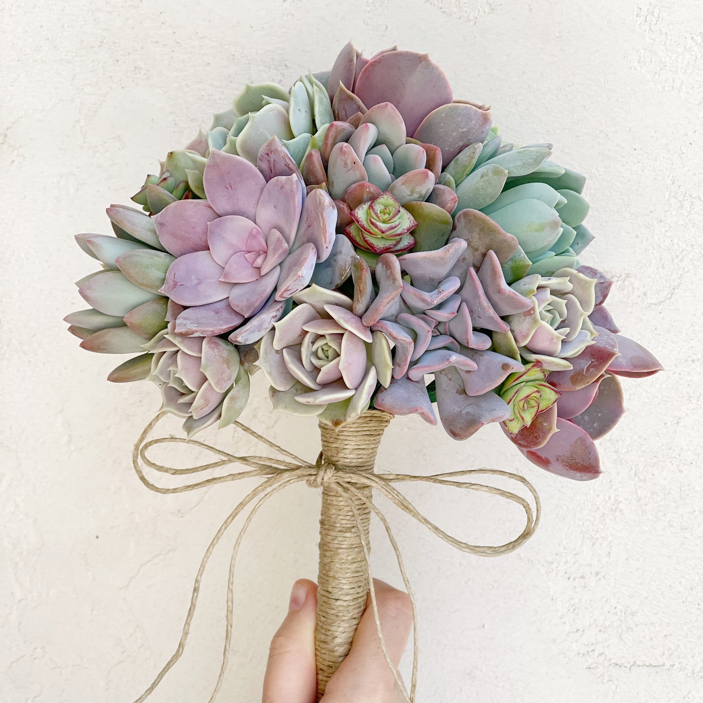 Succulent Wedding Bouquet.