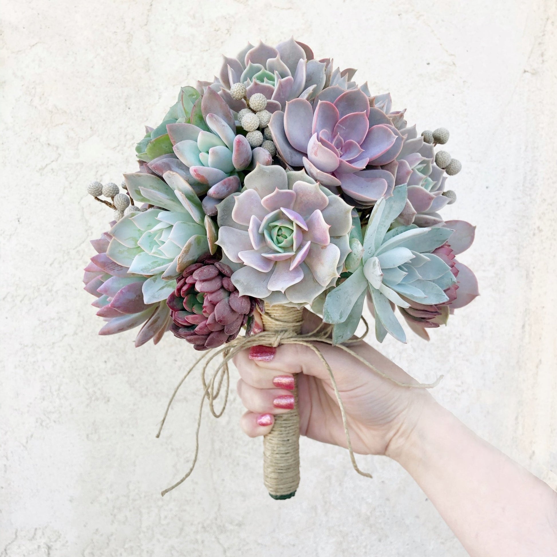 fake succulent wedding bouquet Succulent Bridal Bouquets