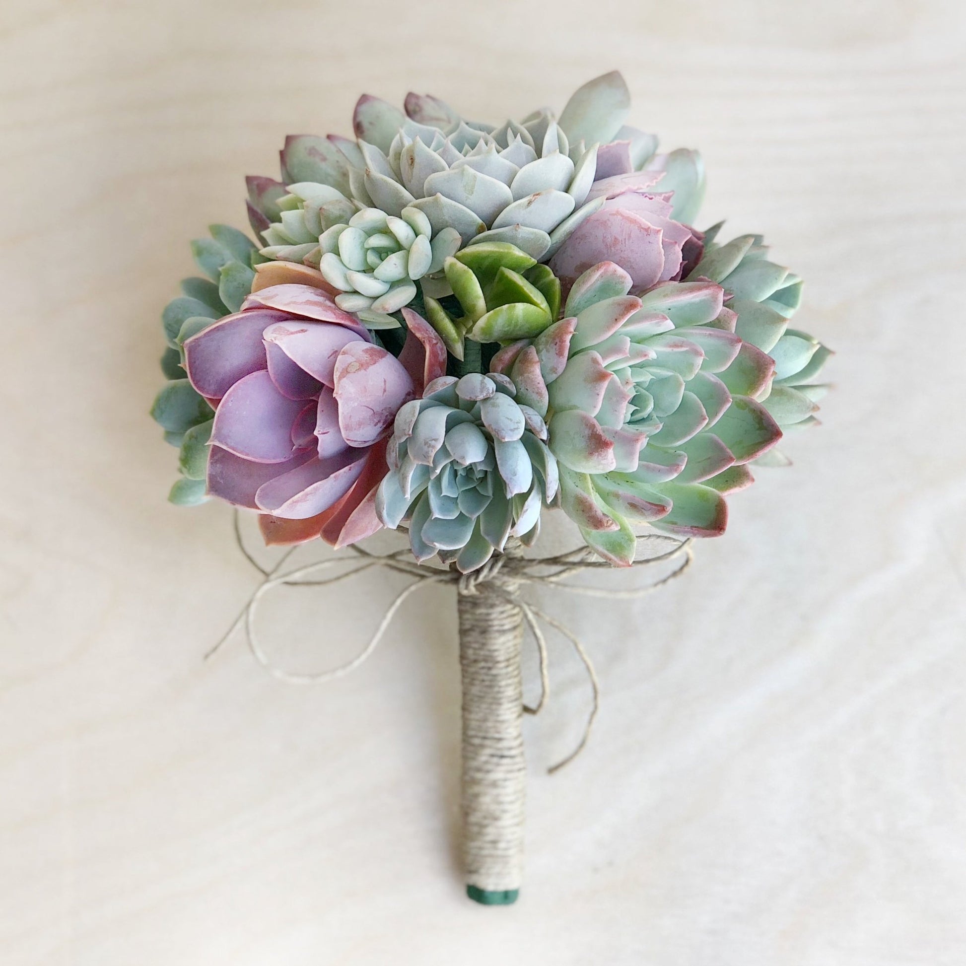 succulent prom bouquet Succulent Bridal Bouquets