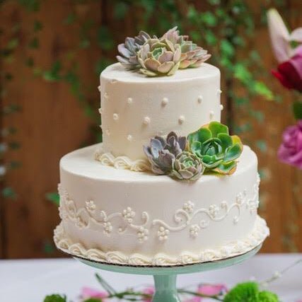 succulent wedding cake toppers Succulent Cake Topper