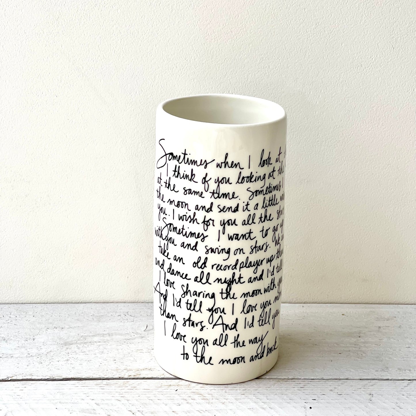 Unplanted Love Letter Vase